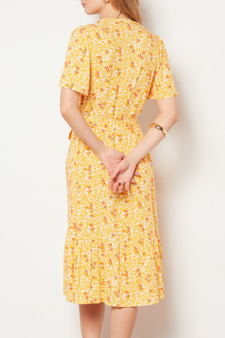 Robe chemise - Jaune