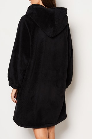 Kimono à capuche Milena - Noir