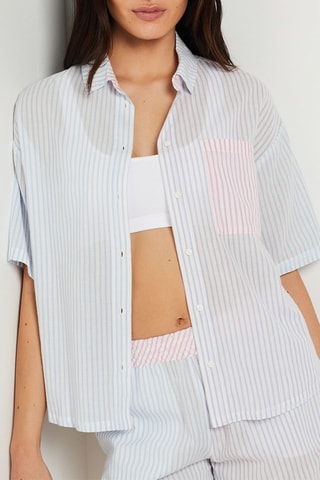 Chemisier de pyjama Briella - Ecru