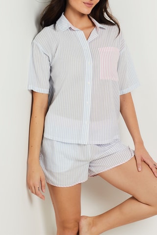 Chemisier de pyjama Briella - Ecru