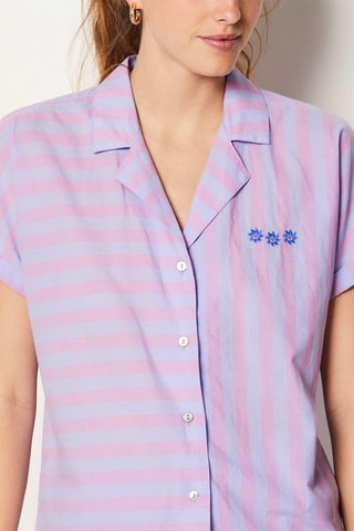 Chemisier de pyjama Bella - Violet