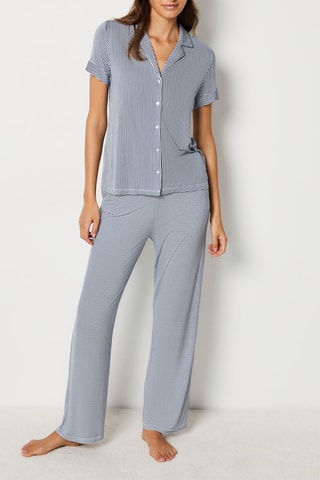 Chemisier Molly Stripes - Bleu marine