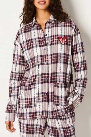 Chemisier de pyjama Grino - Ecru