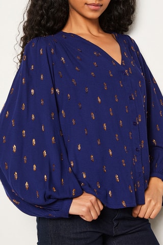 Chemisier Mayarod - Bleu roi