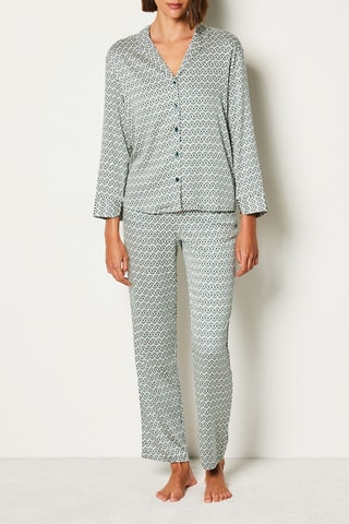 Chemisier de pyjama Bacco - Vert clair