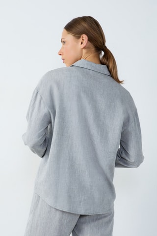 Chemisier en lin Isame - Gris