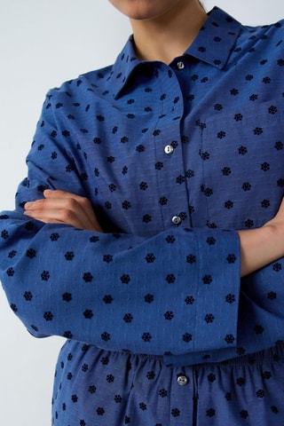 Chemisier - Bleu cobalt