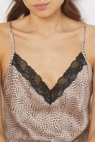 Caraco en soie Milky - Marron