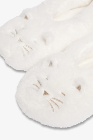 Chaussons Lulu - Blanc