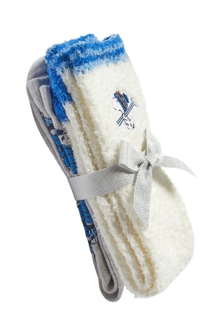 Chaussettes Snoopy Snoopy et les Peanuts Fethi - Bleu marine et blanc