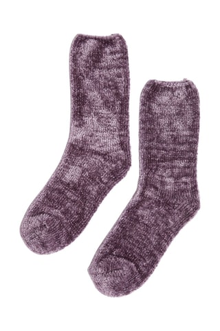 Chaussettes Satinenew - Mauve - Etam