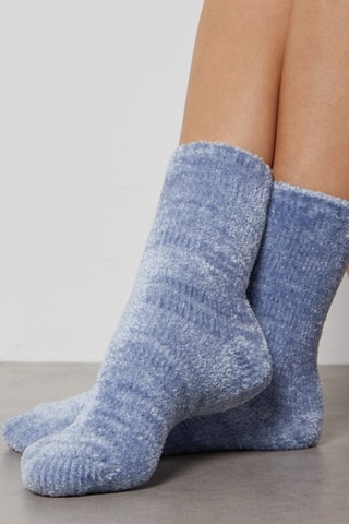 Chaussettes Satinenew - Ciel