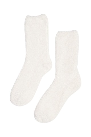 Chaussettes Satinenew - Rose poudré