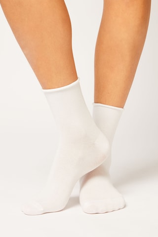 Chaussettes Midi - Blanc