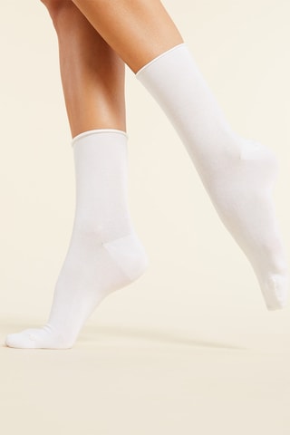 Chaussettes Midi - Blanc