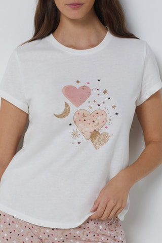 Pyjama Vangelis - Blanc et nude