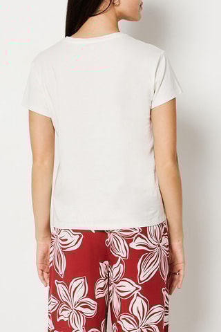 T-shirt Riviera Sunset - Blanc