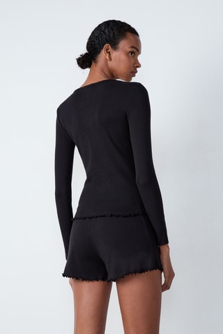 T-shirt Pollin - Noir