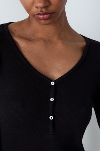 T-shirt Pollin - Noir