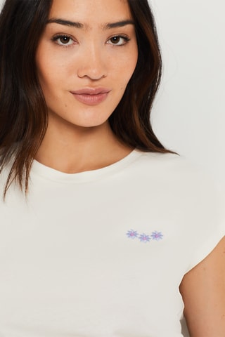 T-shirt Walk In Valensole -  Blanc cassé