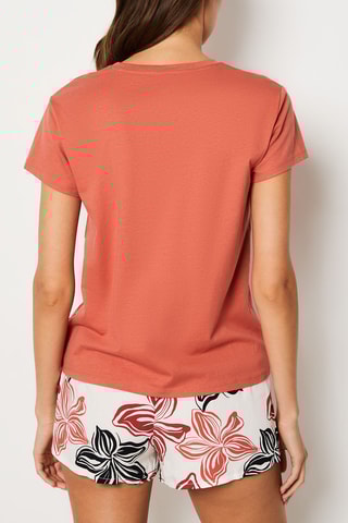 T-shirt Riviera Sunset - Rouille