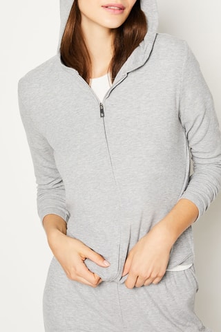 Sweat à capuche Lilio - Gris chiné