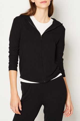 Sweat à capuche Lilio - Noir