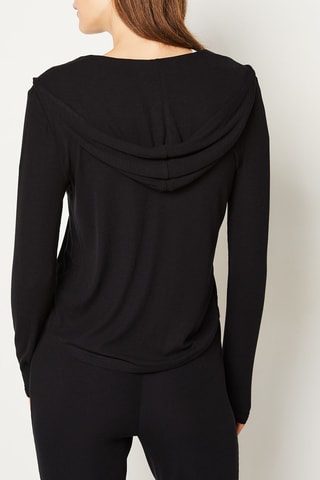 Sweat à capuche Lilio - Noir