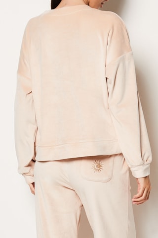 Sweat en velours Maylie - Beige