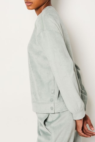 Sweat en velours Lorenn - Kaki