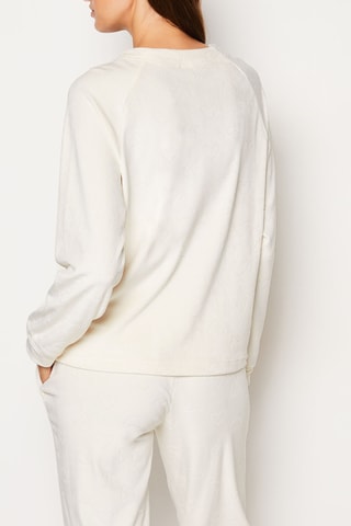 Sweat en velours Galie - Ecru