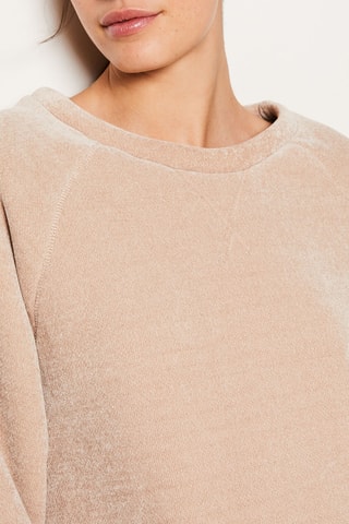 Sweat en velours Mirya - Taupe