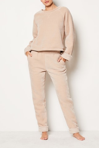 Sweat en velours Mirya - Taupe