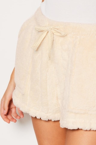 Short en velours Mariam - Ecru