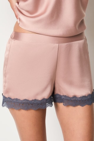 Short Mely - Beige et gris foncé