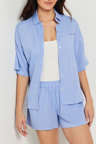 Short en lin Bodes - Ciel