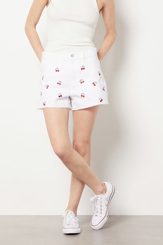 Short droit - Blanc