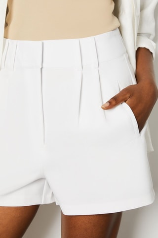 Short taille haute Casha - Blanc