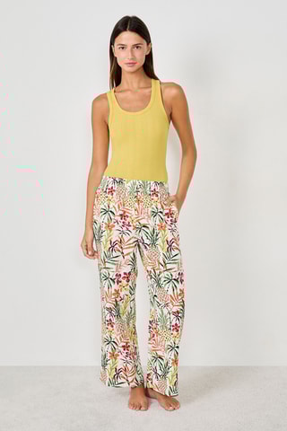 Pantalon Tilio - Blanc et orange