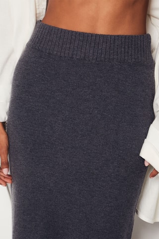 Jupe fourreau taille haute Polane - Anthracite