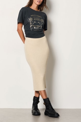 Jupe fourreau Foucau - Ecru