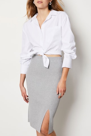 Jupe droite Flavia - Noir