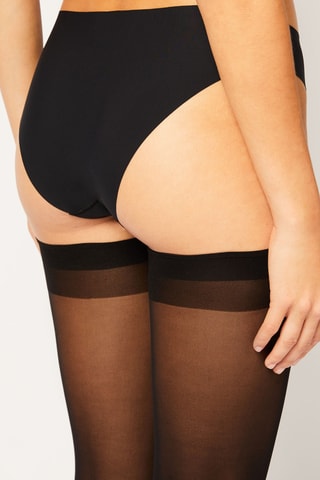 Bas autofixants - Noir