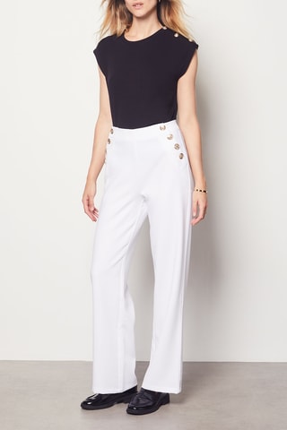 Pantalon Galerie Montpensier - Blanc
