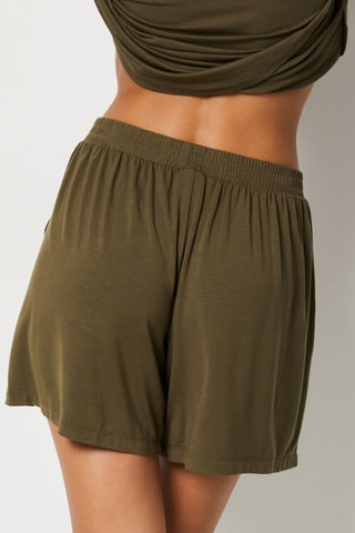 Short de pyjama Essentiel Modal - Kaki