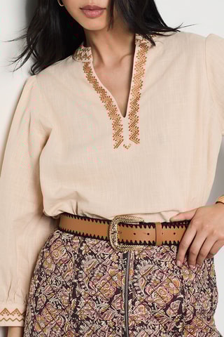 Blouse Nissa La Bella - Beige