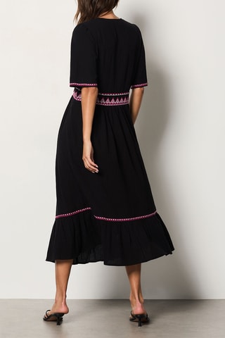 Robe midi Coffee On The Roof - Noir