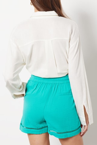 Short taille haute - Turquoise