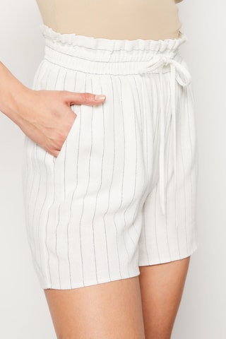 Short taille haute Marseille - Blanc