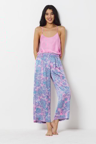 Pantalon de pyjama - Rose et turquoise
